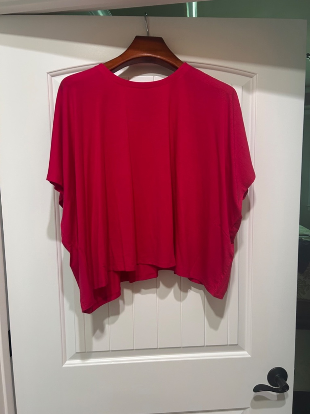 NWT Eileen Fisher Boxy Jersey Top, Size Medium, $22, Original $118